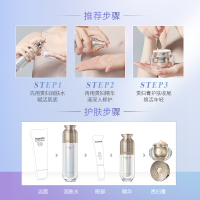 [官方旗舰店]梵蜜琳[正品贵妇膏]贵妇三部曲正品珍珠膏女士素颜霜日晚面霜 水精华面霜套装礼盒装护肤品
