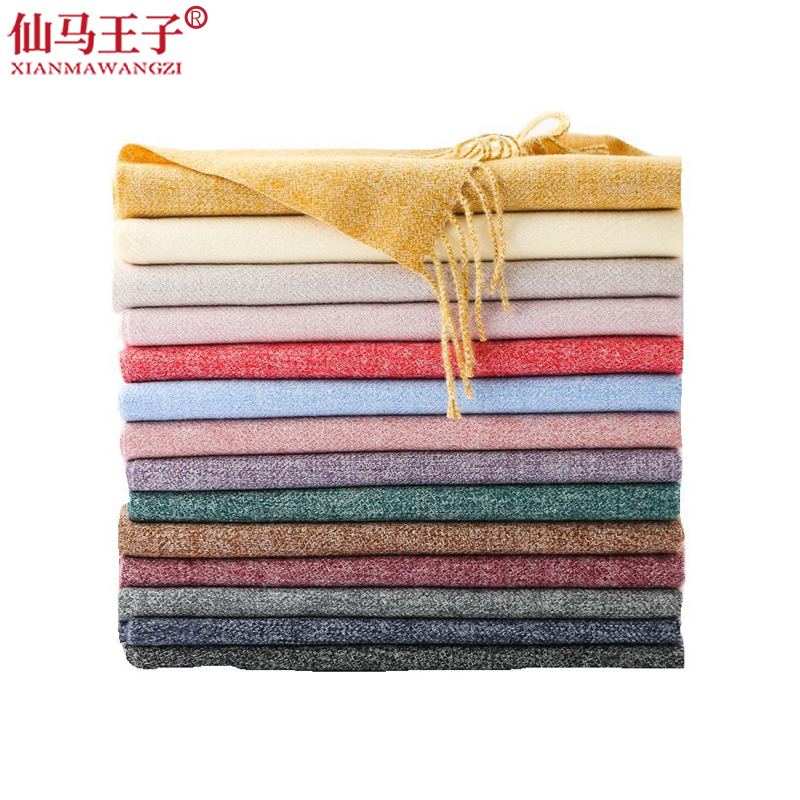 仙马王子 格子围巾 WJ002 条高清大图