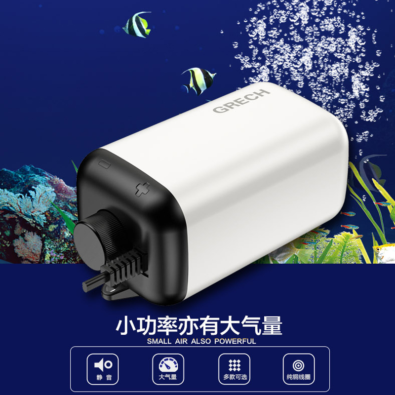 鱼缸氧气泵增氧泵大功率增氧泵增氧机小型鱼缸氧气泵高清大图