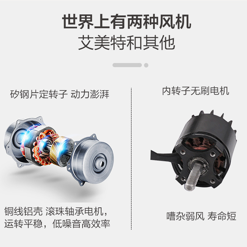艾美特XF1560H窗式排气扇卫生间排风扇厨房家用排烟抽风机换气扇强力静音