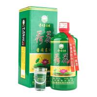 (2019产） 假一罚十 贵州茅台镇 杜酱酱闯名洲荷花酒 53度香柔酱香型白酒 500ml整箱6瓶装（新老包装随机发货）