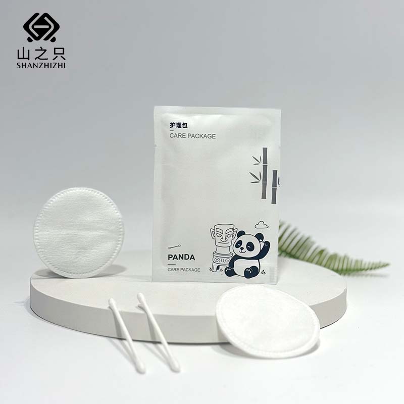 山之只 一次性用品护理包 棉片+棉签 包高清大图