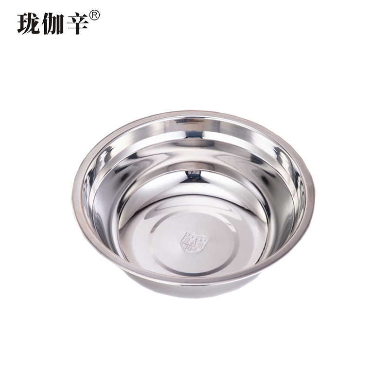 珑伽辛 304不锈钢碗汤盆 18CM/个