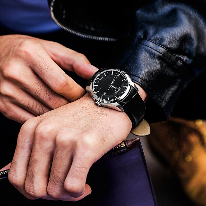 天梭(TISSOT) 瑞士手表 库图系列石英情侣表男表 T035.410.16.051.00