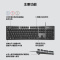 罗技(Logitech) K845青轴+白色键帽+黄色键帽有线全尺寸笔记本电脑电竞吃鸡游戏办公机械键盘