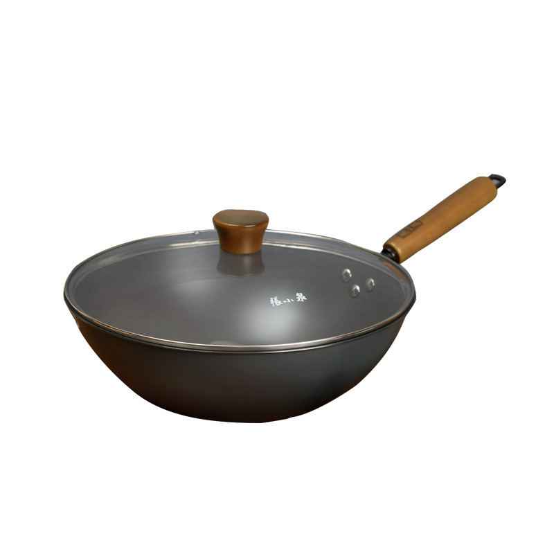 张小泉 食刻深层防锈铁锅 C32860100 32cm