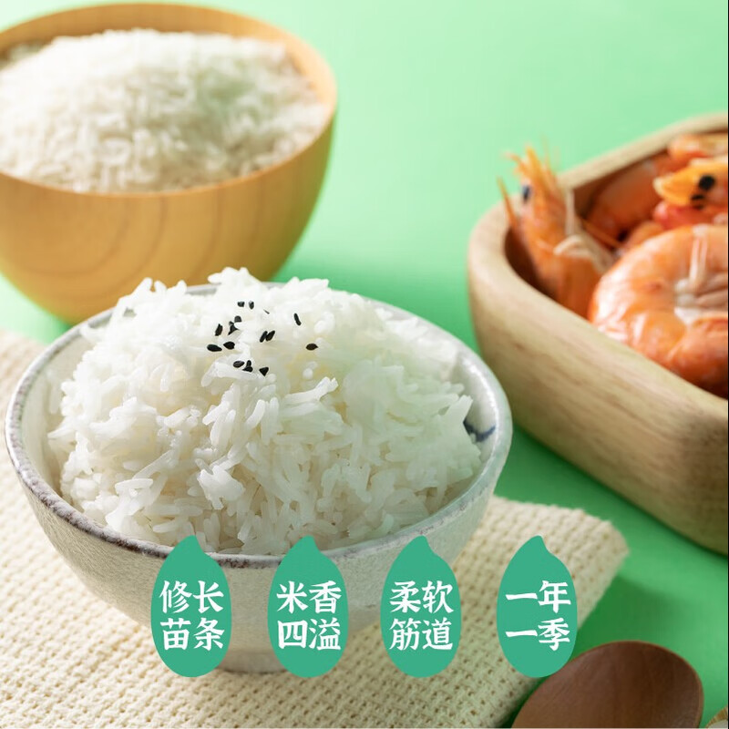 隆平农场 大米 洞庭虾稻米十斤 长粒丝苗米南方米湖南米 籼米10斤装高清大图