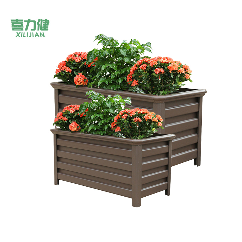 喜力健 户外铝合金花箱 100CM*50CM*50CM 个高清大图