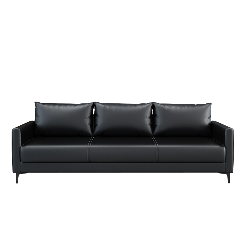 皮艺沙发办公沙发接待会客办公室家具办公沙发休闲时尚现代西皮沙发