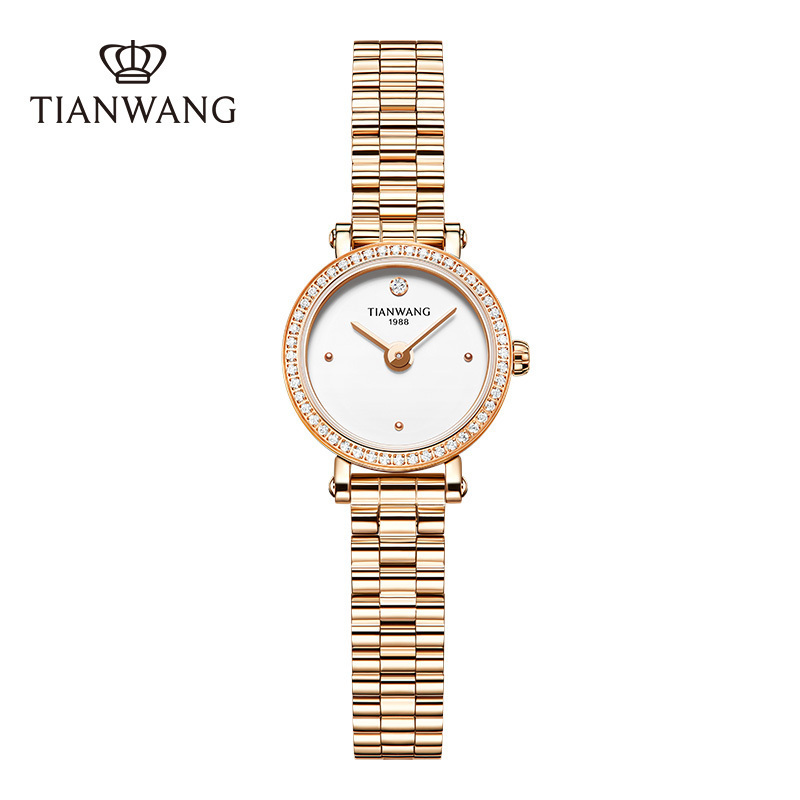 天王圆宝真钻女表轻奢气质女士手表时尚简约石英表送女友生日礼物推荐31561