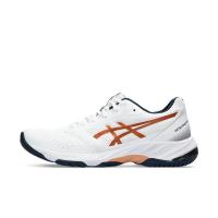 亚瑟士(ASICS)排球鞋男子专业缓震提速低帮运动鞋白骆驼色合成纤
