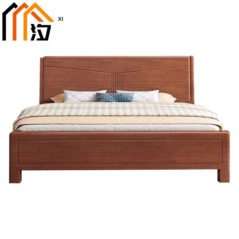 汐 实木床100cm张高清大图