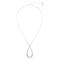 Swarovski女士优雅精致项链 Hyperbola系列 水晶交叉双曲线质感轻奢吊坠