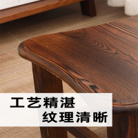 穆斯塔实木凳子家用客厅矮凳成人创意复古小方凳子木头坐凳换鞋凳