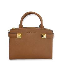 [直营]迈克·科尔斯(MICHAEL KORS) karla 搭扣杀手包手提包单肩包 牛皮欧美时尚硬 mk女包
