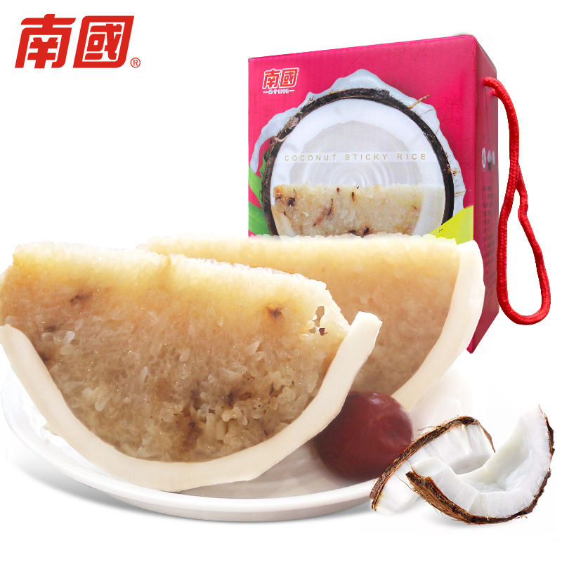 新品南国食品海南特产年货红枣味椰子饭538g方便米饭速食特色美食 ZX