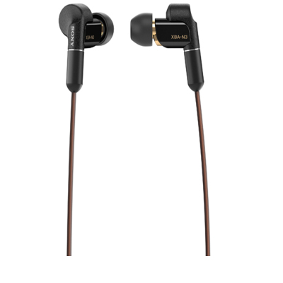 索尼(SONY)XBA-N3AP Hi-Res混合驱动立体声耳机/耳麦 支持iPhone 黑色