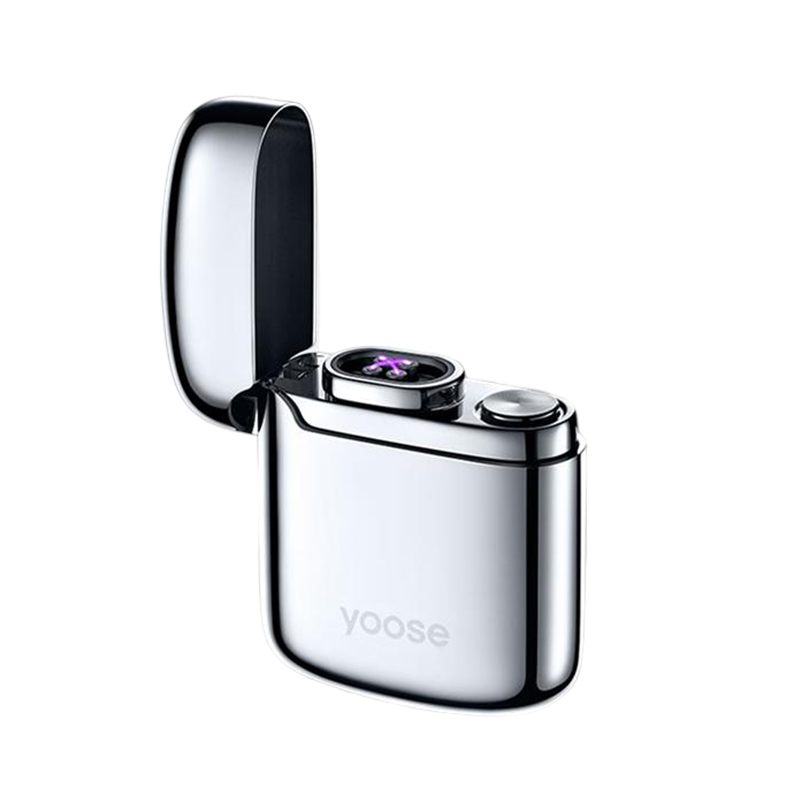 有色(yoose) DH01电弧打火机(电镀银)