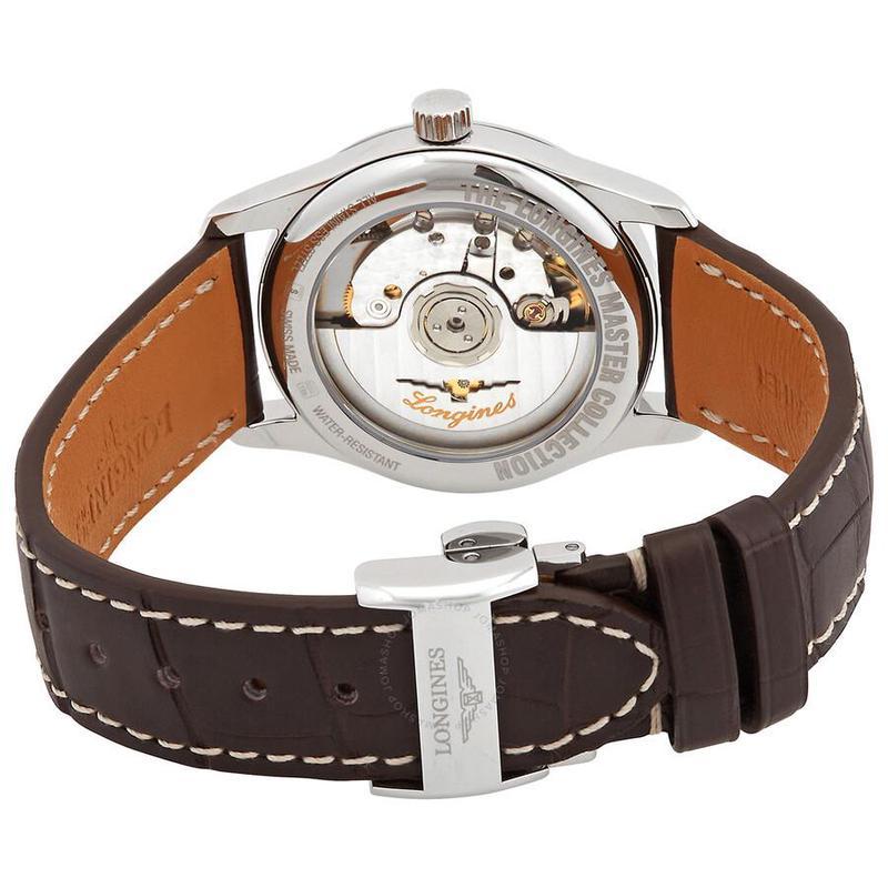 浪琴longinesmaster自动银色表盘女士时尚百搭机械手表l23574783