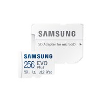三星(SAMSUNG)256GB TF(MicroSD)高速存储卡 EVO Plus U3 V30 A2读130MB/s