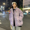 [1.5折价188元]唐狮冬季女犬系女孩IP立领面包羽绒服潮酷百搭风chic