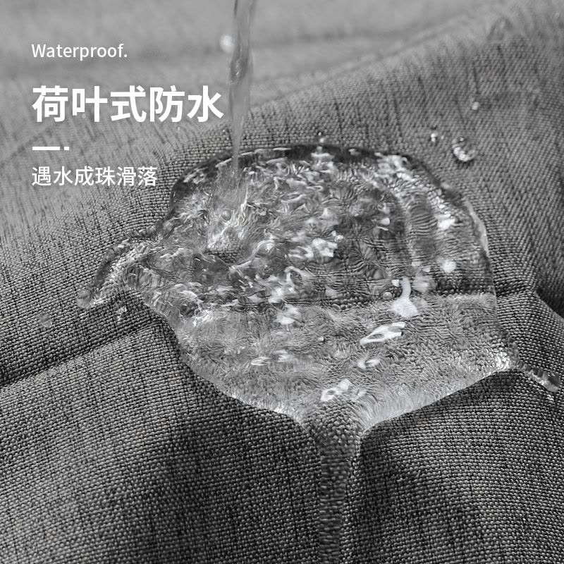 [补贴10%]折叠浴帘隐形磁吸防水布卫生间浴室淋浴套装免打孔干湿分离隔断帘图片