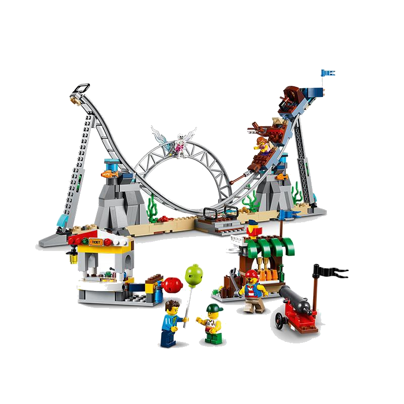 LEGO乐高创意三合一海盗过山车31084