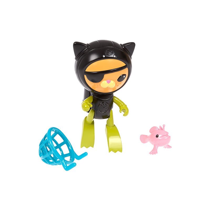 Octonauts 费雪,Fisher Price 海底小纵队游泳呱唧洗浴电动套装玩具 DGD53