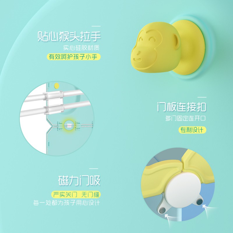 儿童收纳柜子宝宝衣服多功能衣橱塑料置物柜自由组合简易整理衣柜收纳柜 三维工匠高清大图