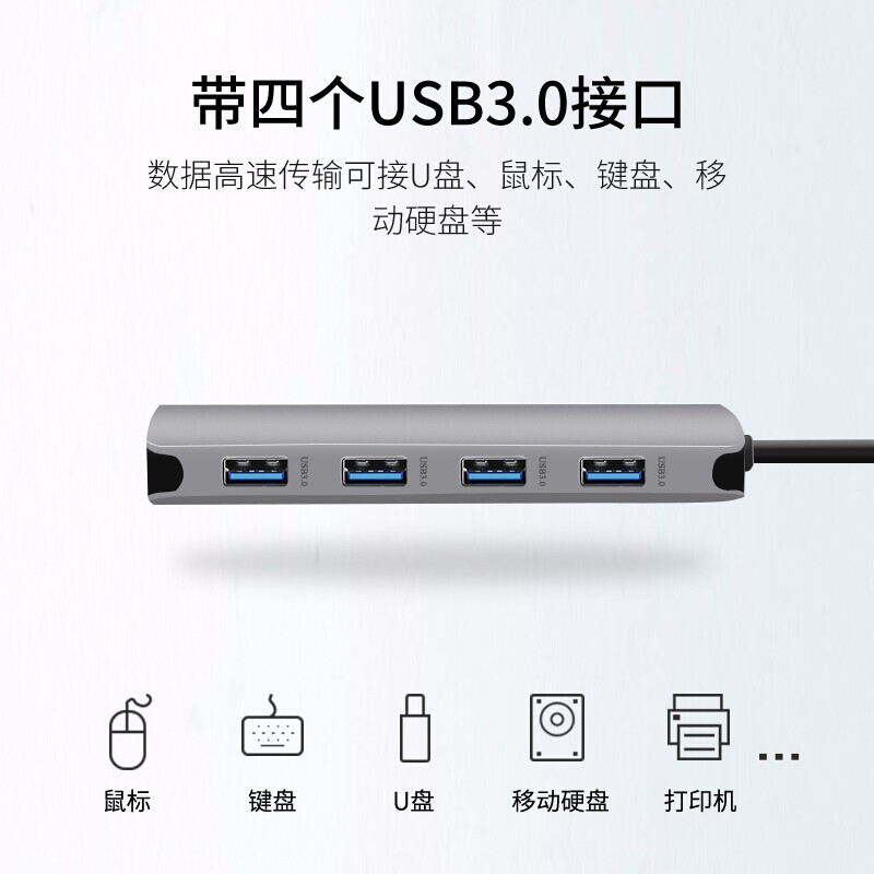 飞利浦type-c拓展坞电脑转换器 转接头笔记本扩展macbook pro苹果配件air投影仪转换器HDMI