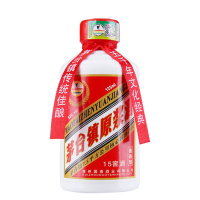 瀑台（PUTAI）窖藏小酒茅台镇原浆酒酱香型白酒53度纯粮食坤沙年份陈酿老酒整箱125ml*24小瓶装