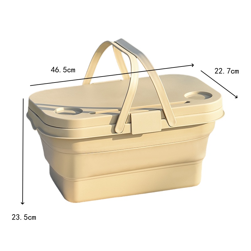 珂攸洋多功能折叠箱46.5*22.7*23.5cm个高清大图
