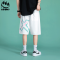 Claw money 2022夏季冰丝感休闲短裤宽松男运动篮球潮流五分裤