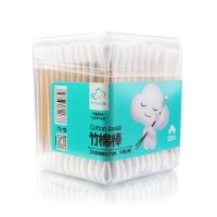 云蕾 正方罐竹棒棉签棉棒440头220支装 11837