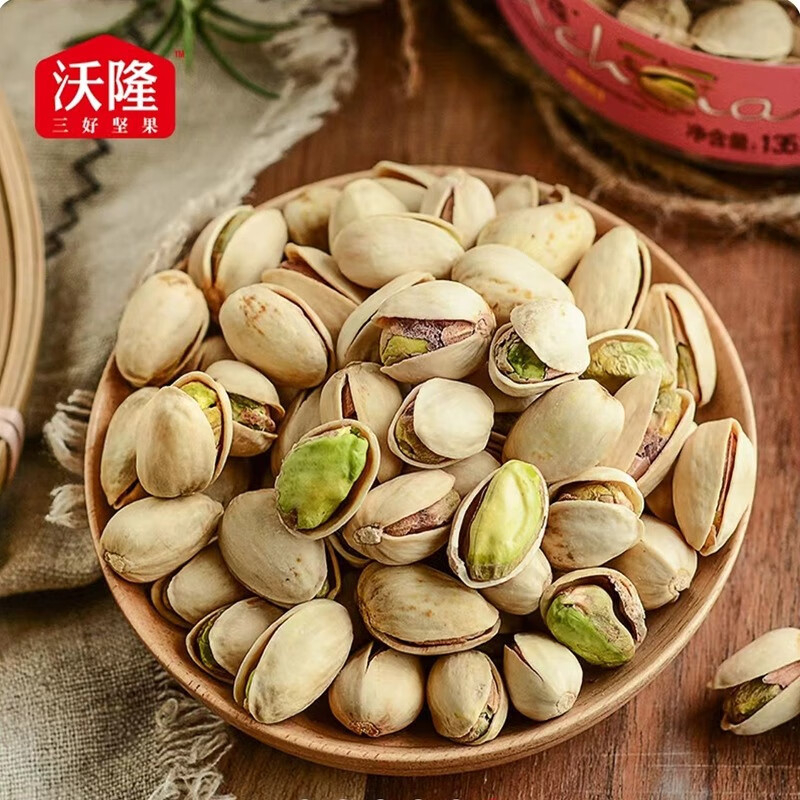 沃隆 开心果 大高方罐 460g 罐高清大图