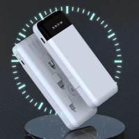 汐屹G15自带线充电宝CCC移动电源10000mAh