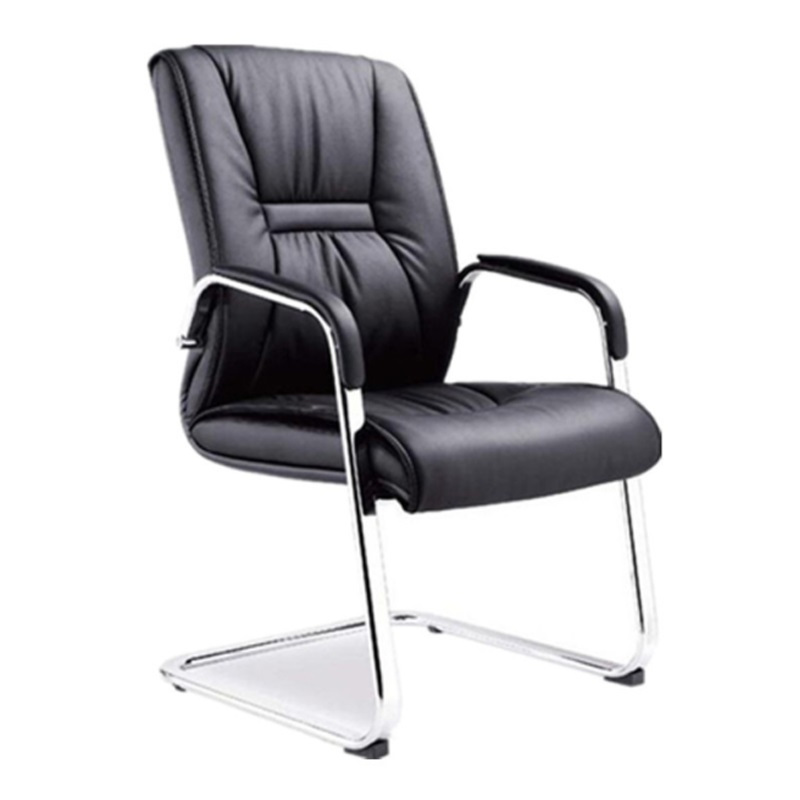 司凡12131120电脑椅办公椅子舒适久坐家用皮艺会议椅接待椅弓形老板椅