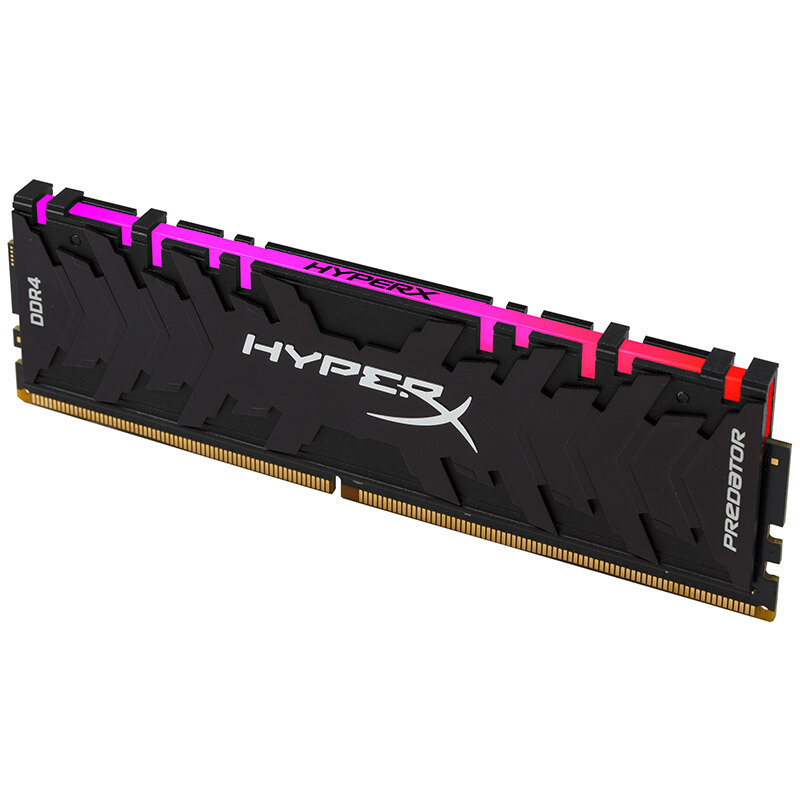 金士顿(Kingston)骇客神条 Predator系列 掠食者 DDR4 4000 8G 台式机内存 RGB灯条