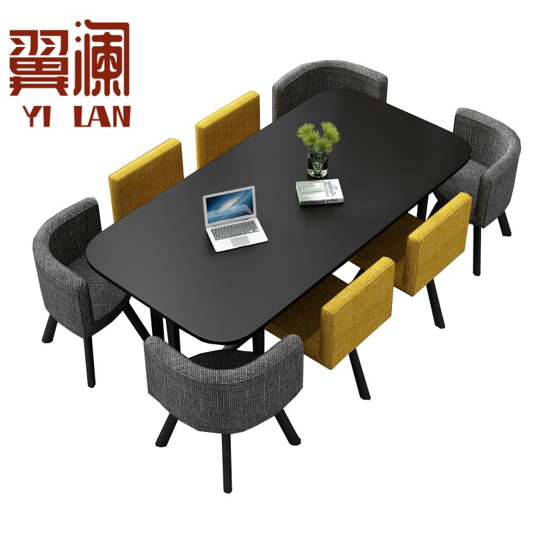 翼澜 会议桌 一桌八椅 套高清大图