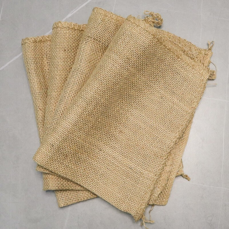 天臣玖号 新黄麻袋防洪防汛粗麻布编织袋子600*1000mm-单位:个高清大图