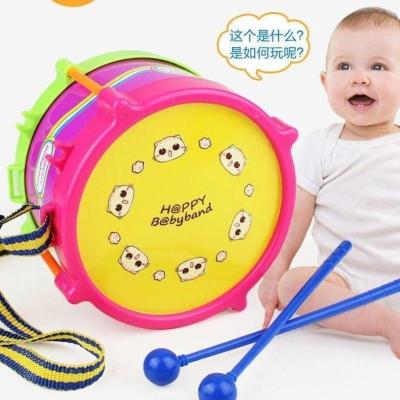 儿童小鼓玩具宝宝手敲鼓打击鼓乐器男女孩早教益智12345689个月岁小鼓