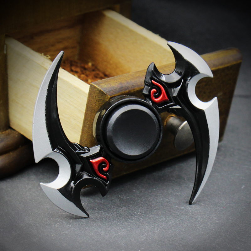 指尖陀螺荣耀金属儿童玩具成人男孩手指陀螺减压指间陀螺持久|李元芳