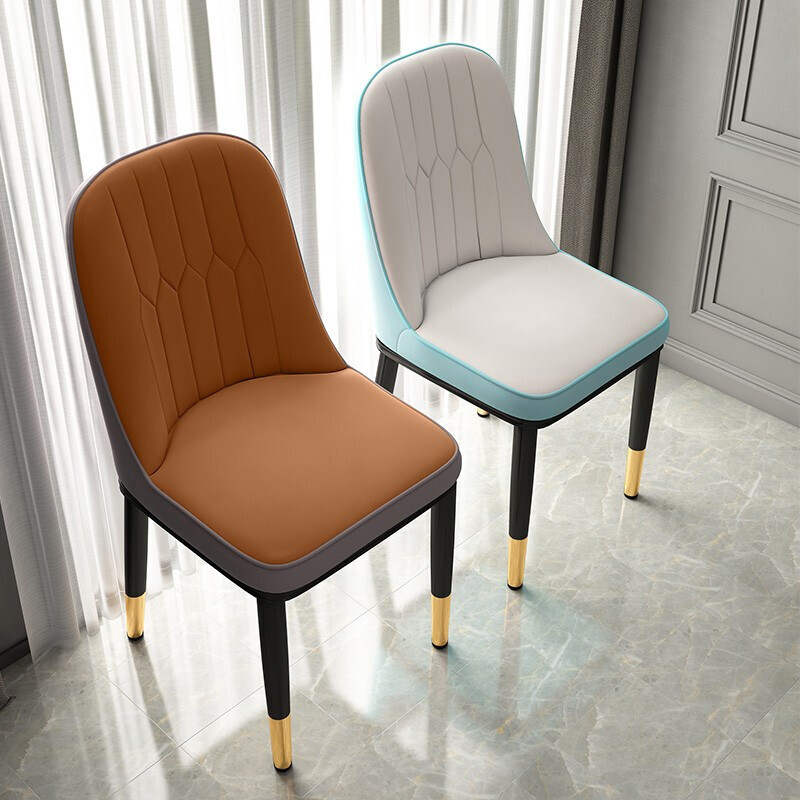 质凡 餐椅现代轻奢家用椅子简约靠背创意餐椅高清大图