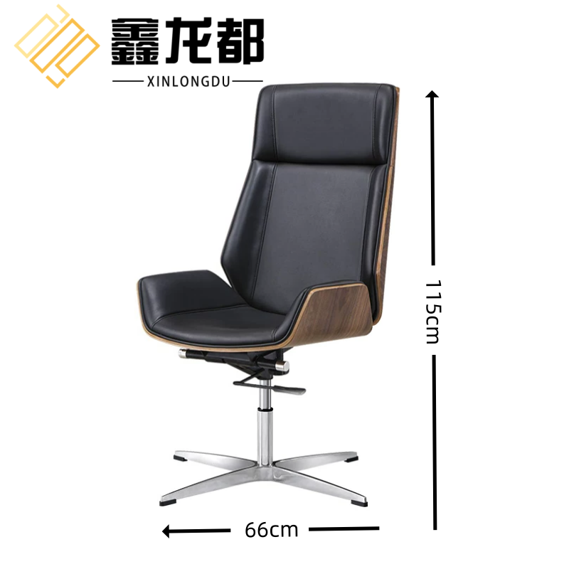 鑫龙都老板椅高115cm把高清大图