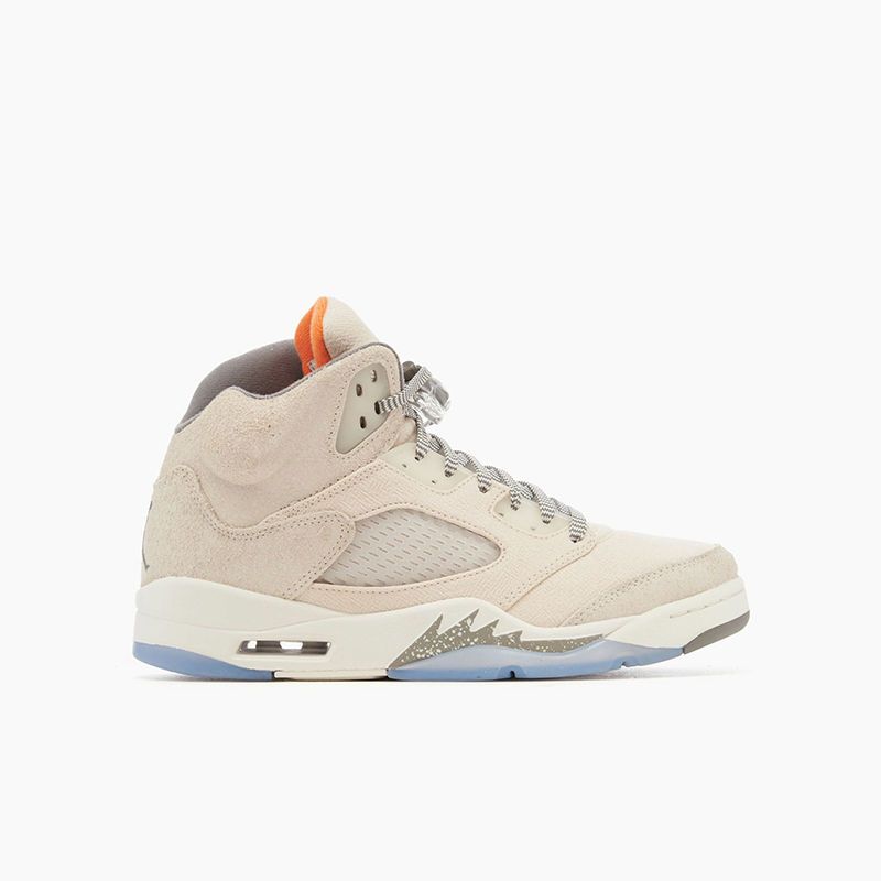 air jordan 5 retro aj5 米灰色 复古篮球鞋 fd9222-180