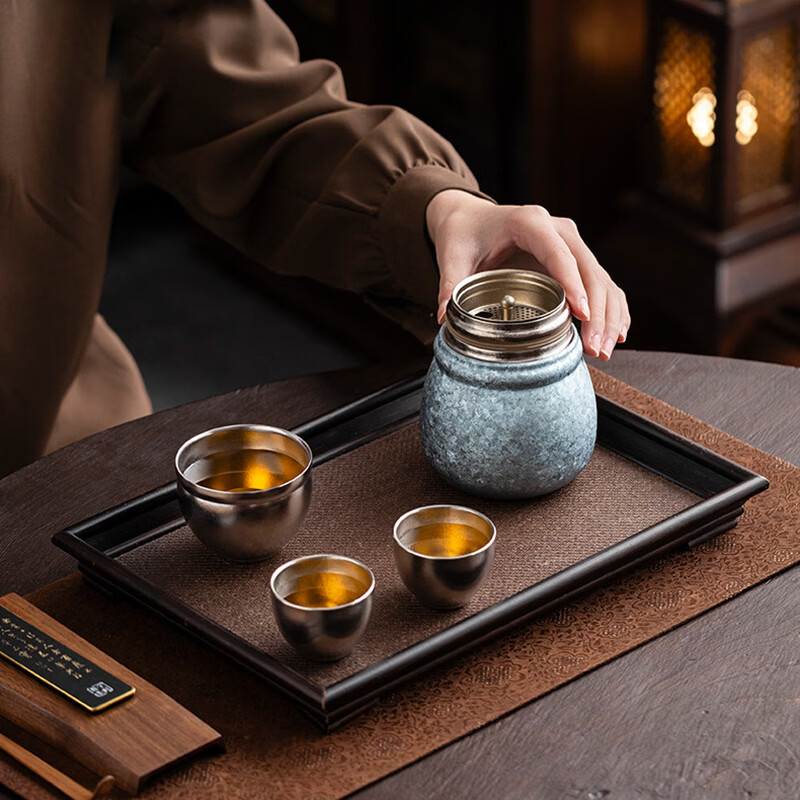 贝洛可 户外便携大容量福禄-钛杯套装 180ml BK342高清大图