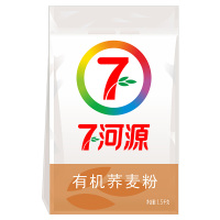 七河源有机荞麦粉1.5kg 无添加 面粉 五谷杂粮 粗粮面 可做炸酱面 热汤面 炒面
