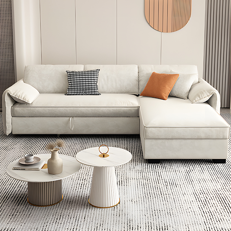 现代可折叠的实木沙发床两用经济型小户型家用推拉海绵乳胶沙发床客厅