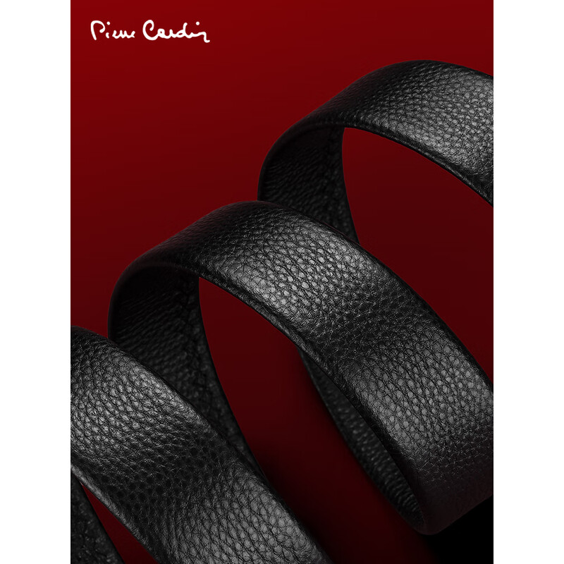 皮尔卡丹(pierre cardin)新款休闲男式自动扣皮带 W43814231-6A高清大图