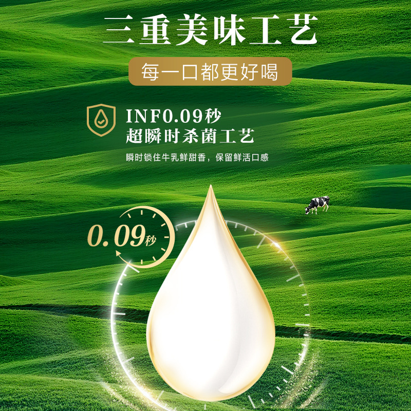 [6月生产]伊利金典(SATINE)鲜活纯牛奶250ml*10/箱 夺目瓶款 90天保质期 优质乳蛋白 牛奶整箱高清大图